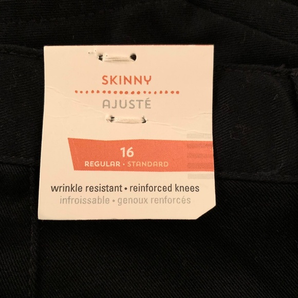 Old Navy Boys Skinny Black Pants Size 16R - Picture 9 of 10
